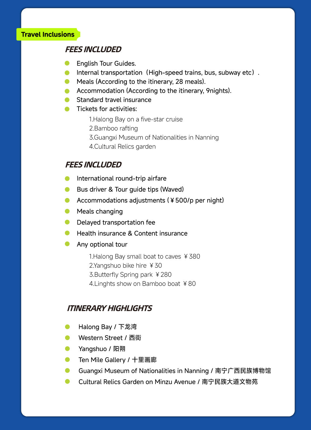 Trip 6: Guilin & Halong Bay 10-Day Scenic Discovery